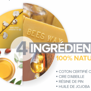 WaxWrap film alimentaire réutilisable - pack de 3 films – Image 3